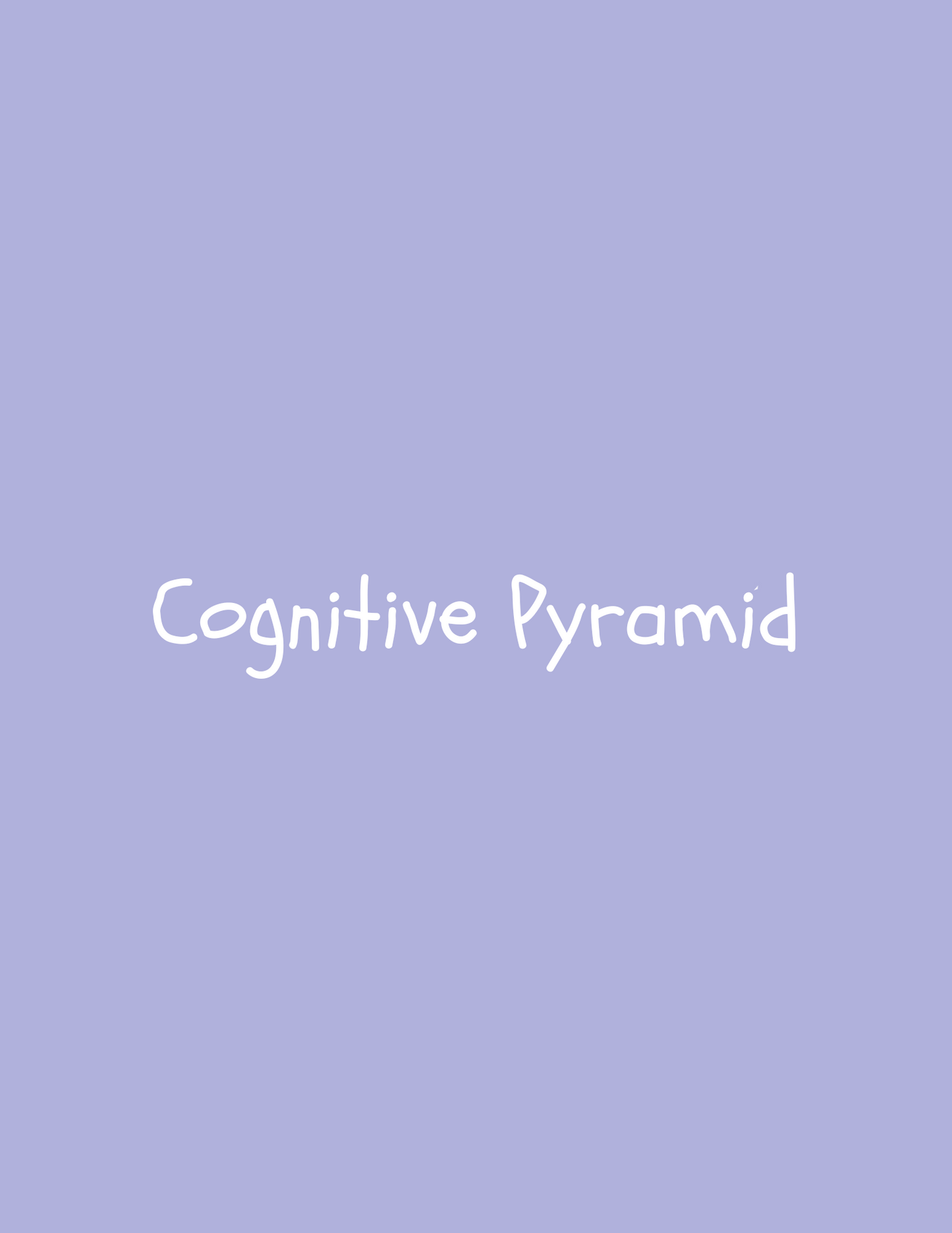 Cognitive Pyramid (digital download)