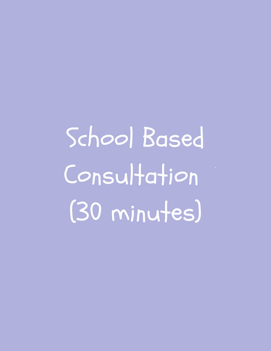 School Based Consultation (30 minutes)