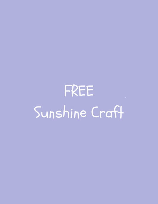 FREE Sunshine Craft (digital download)